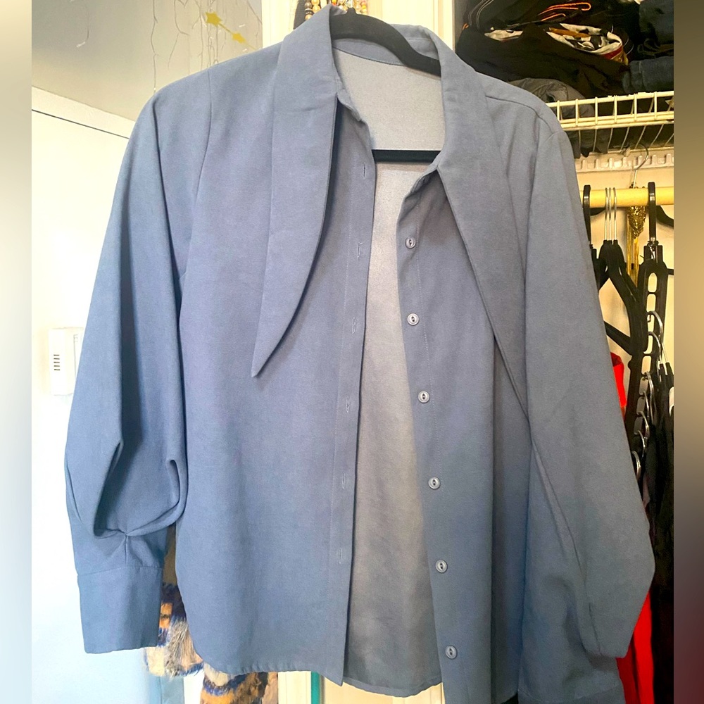 Handmade Custom Blue Jacket